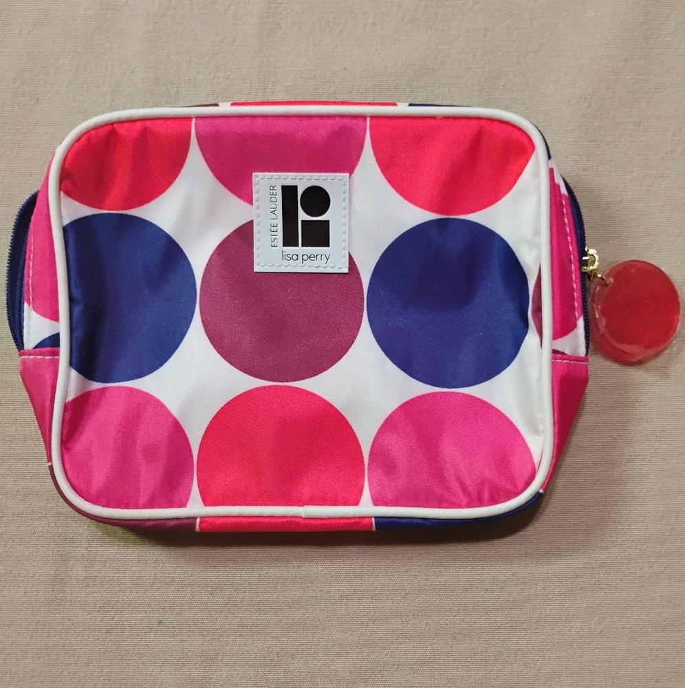 ESTEE LAUDER LISA PERRY MAKEUP COSMETIC BAG